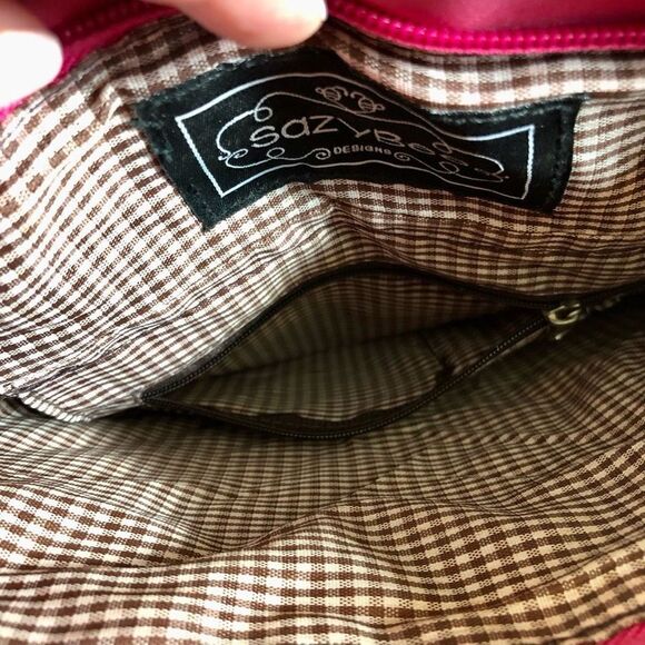 SazyBee Owl Flower Butterfly Girl’s Fabric Purse - Picture 10 of 16